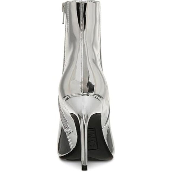 INC Womens Patent Pointed Toe Booties - Picture 3 of 3